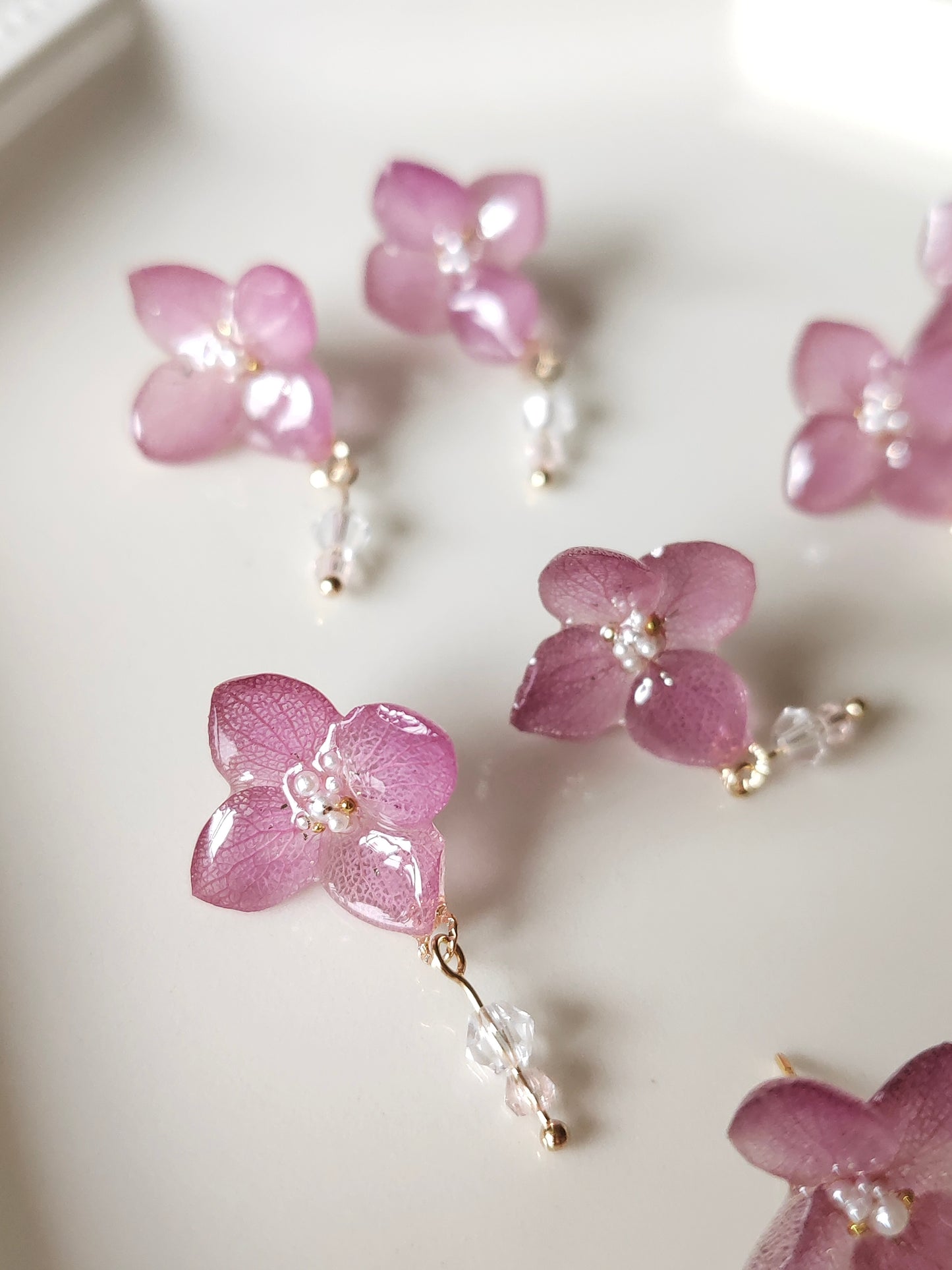 Cherry Blossom Drop Earrings