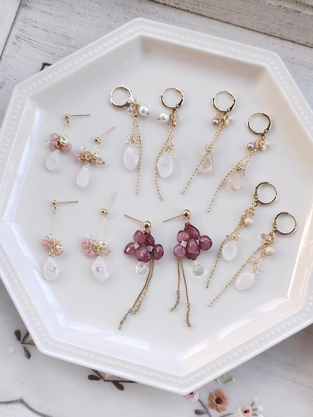 Crystal Tassel Drop Earrings