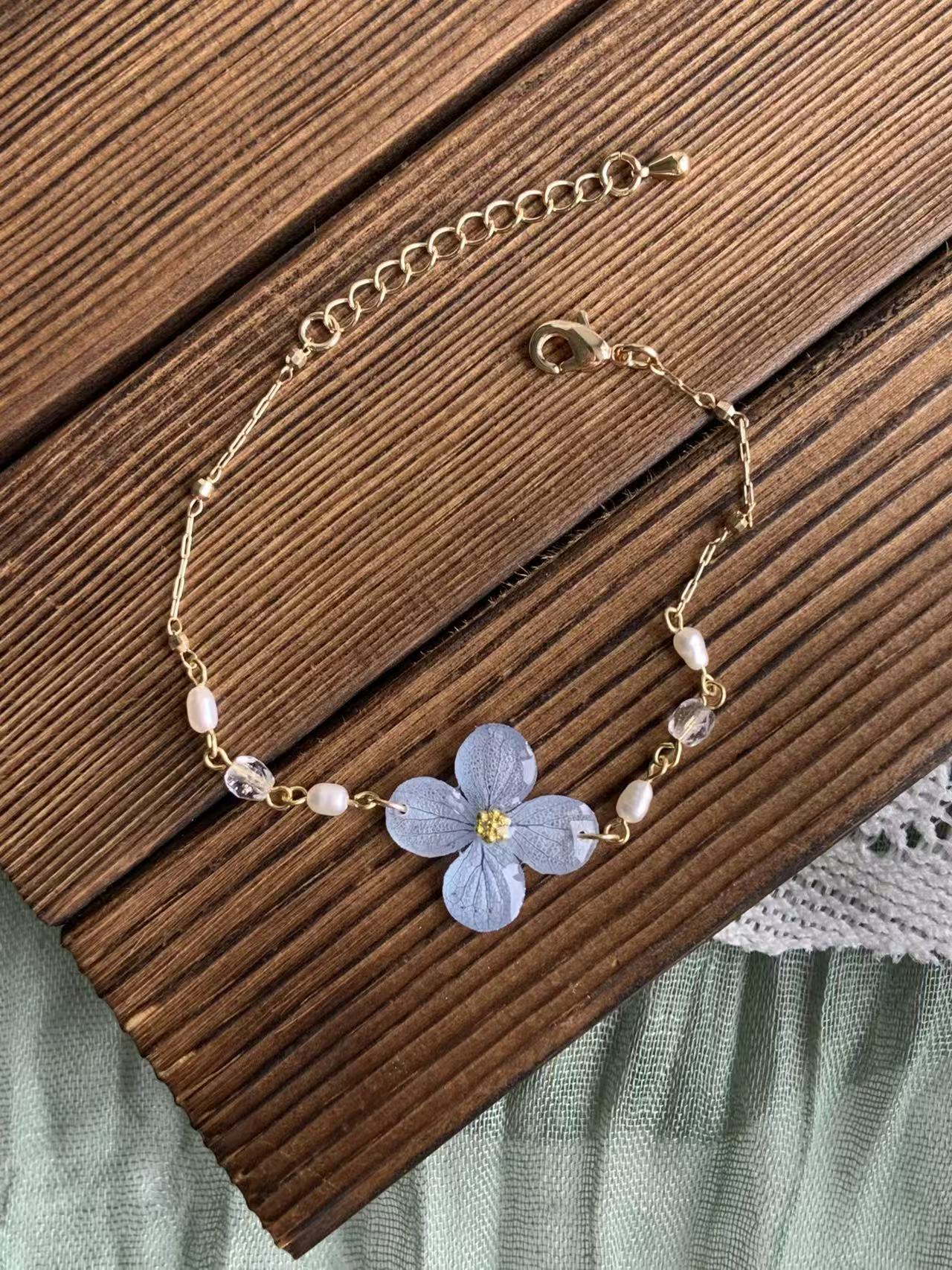 Hydrangea Whisper Bracelet