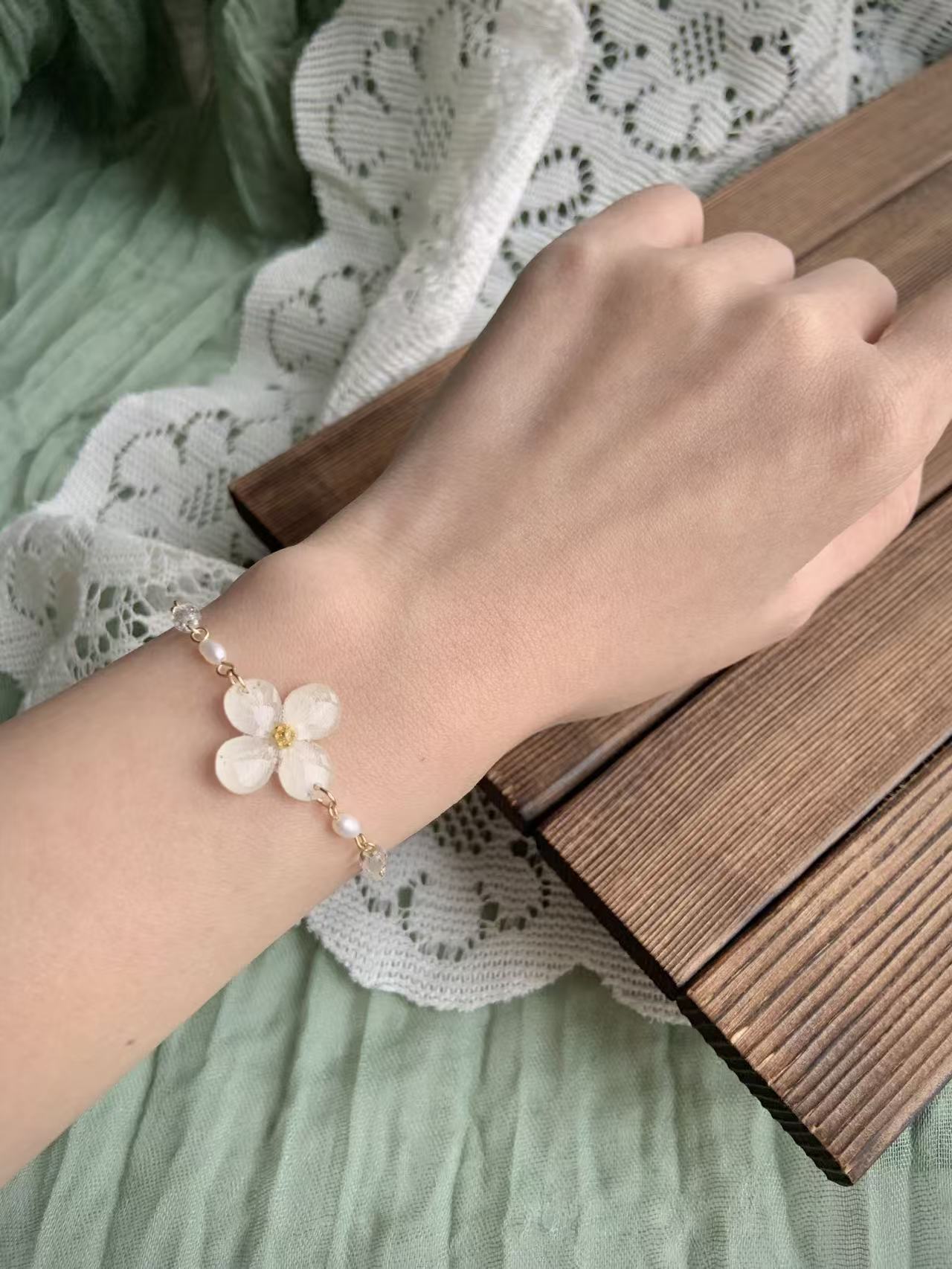 Hydrangea Whisper Bracelet