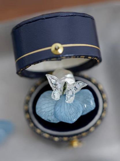 Butterfly's Love Letter - Blue Ring