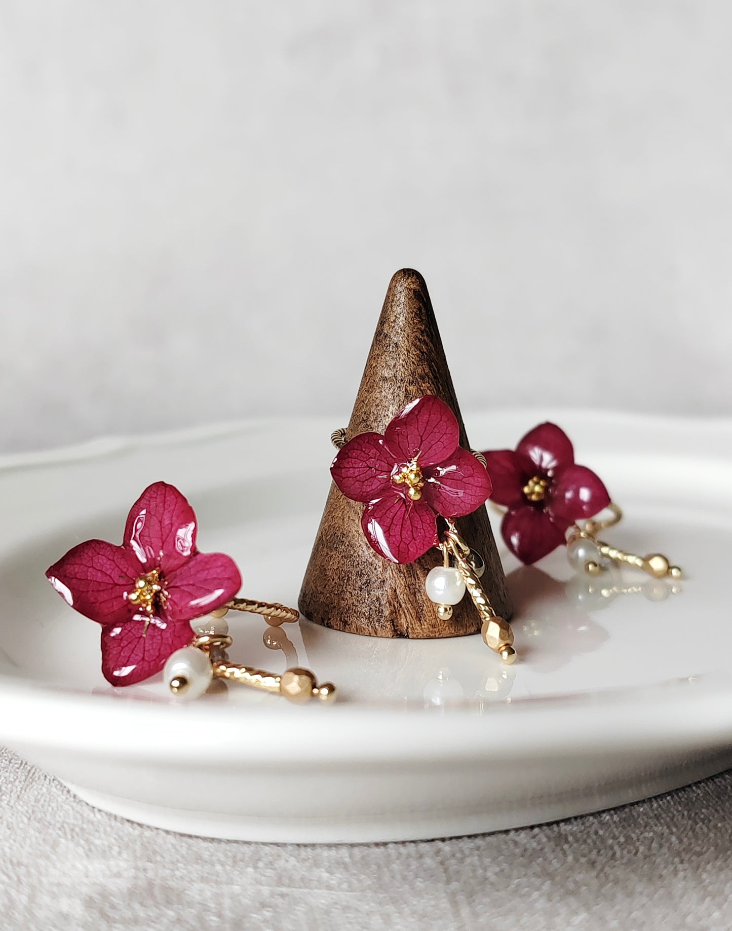 Crimson Bloom Ring