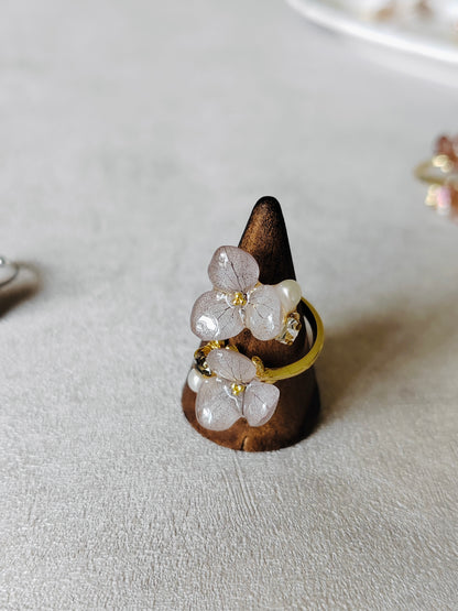 Hydrangea Clover Ring — Double Bloom