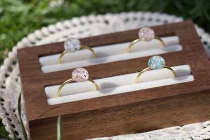Garden Drop Rings