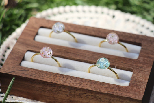 Garden Drop Rings