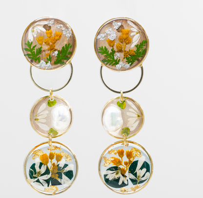 Golden Fern Earrings