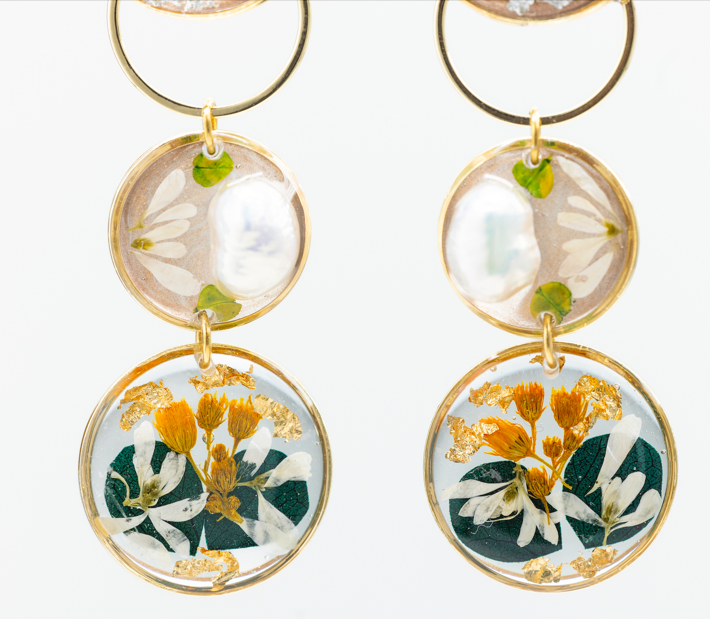 Golden Fern Earrings