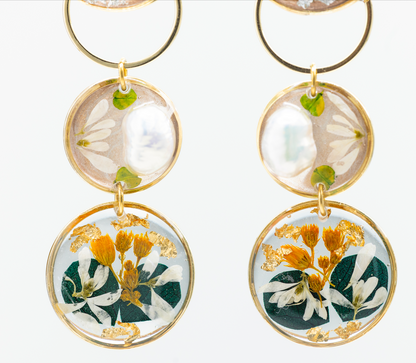 Golden Fern Earrings
