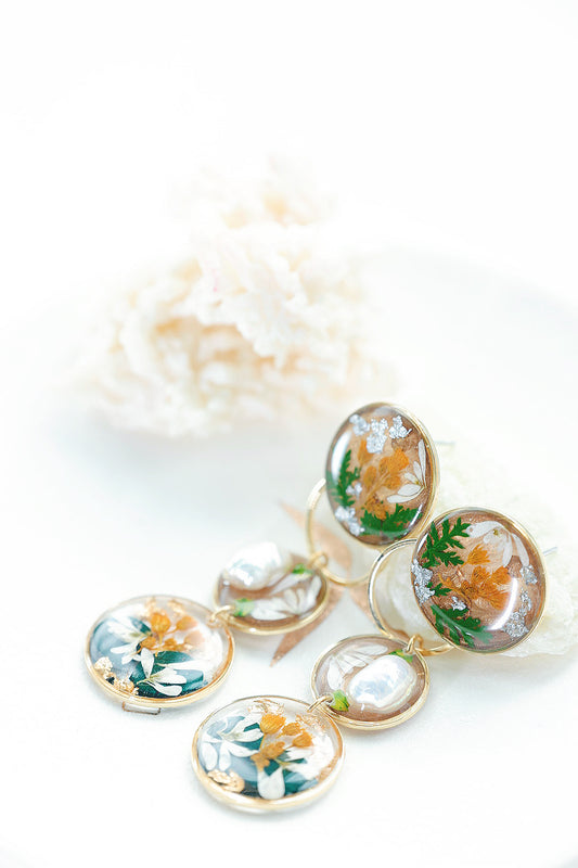 Golden Fern Earrings