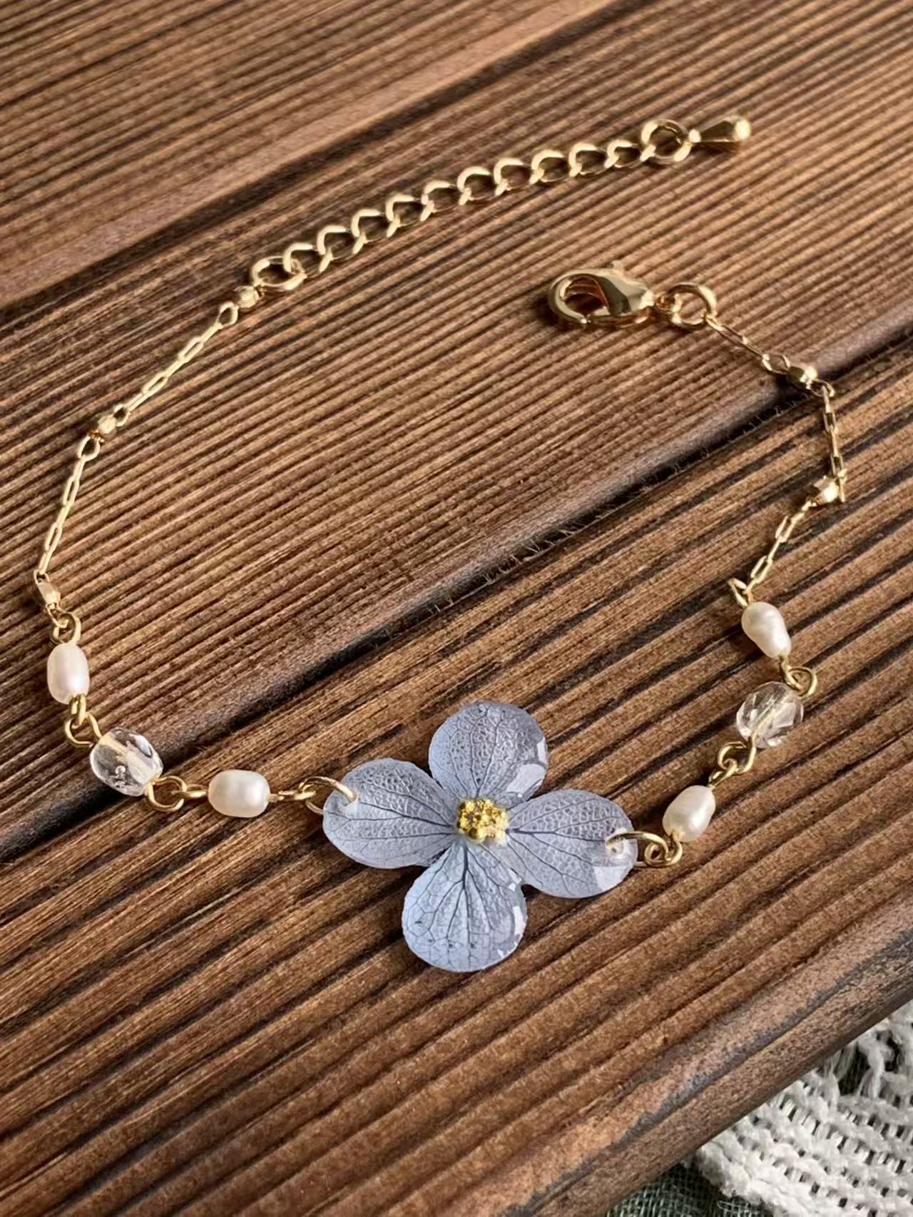 Hydrangea Whisper Bracelet