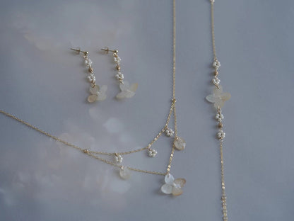 Moonlit Hydrangea Earrings