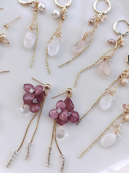 Crystal Tassel Drop Earrings