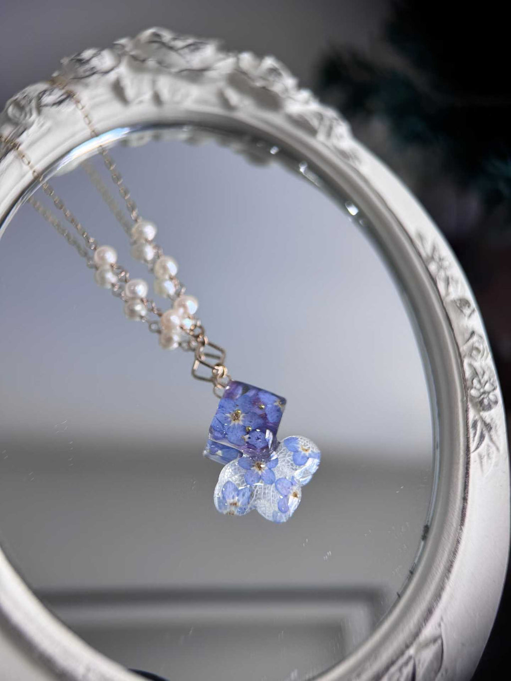 Blue Goldfish Necklace