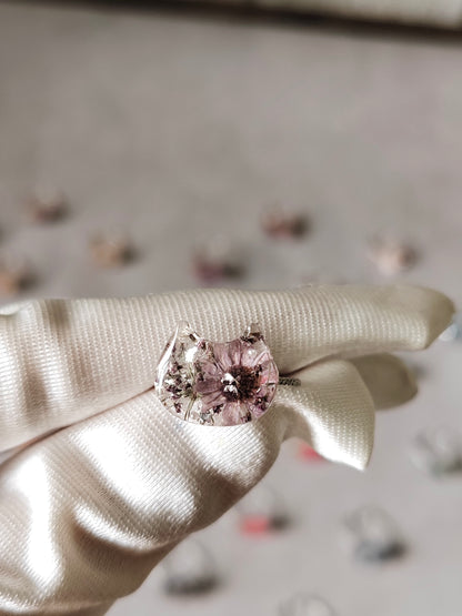 Cat Ear Ring — Silver