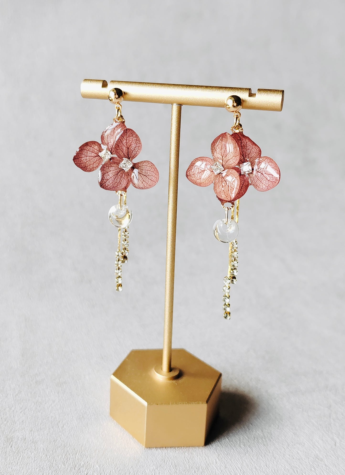 Crystal Tassel Drop Earrings