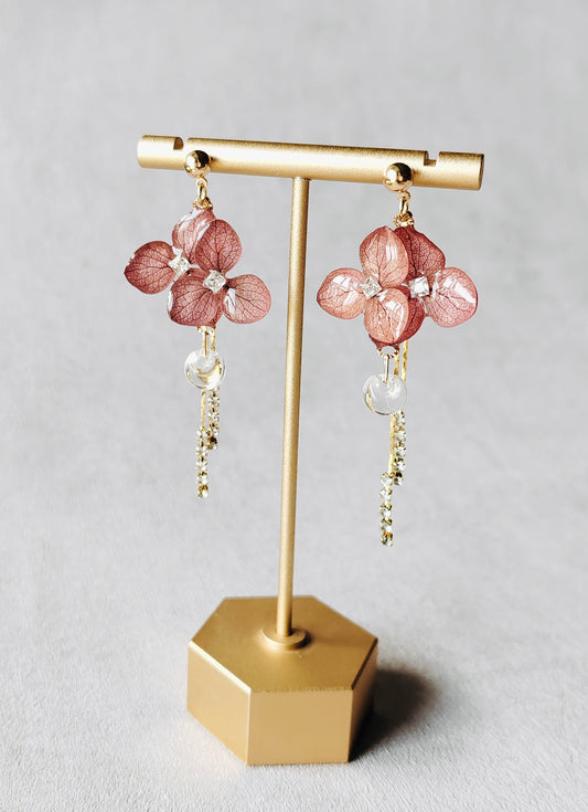 Crystal Tassel Drop Earrings
