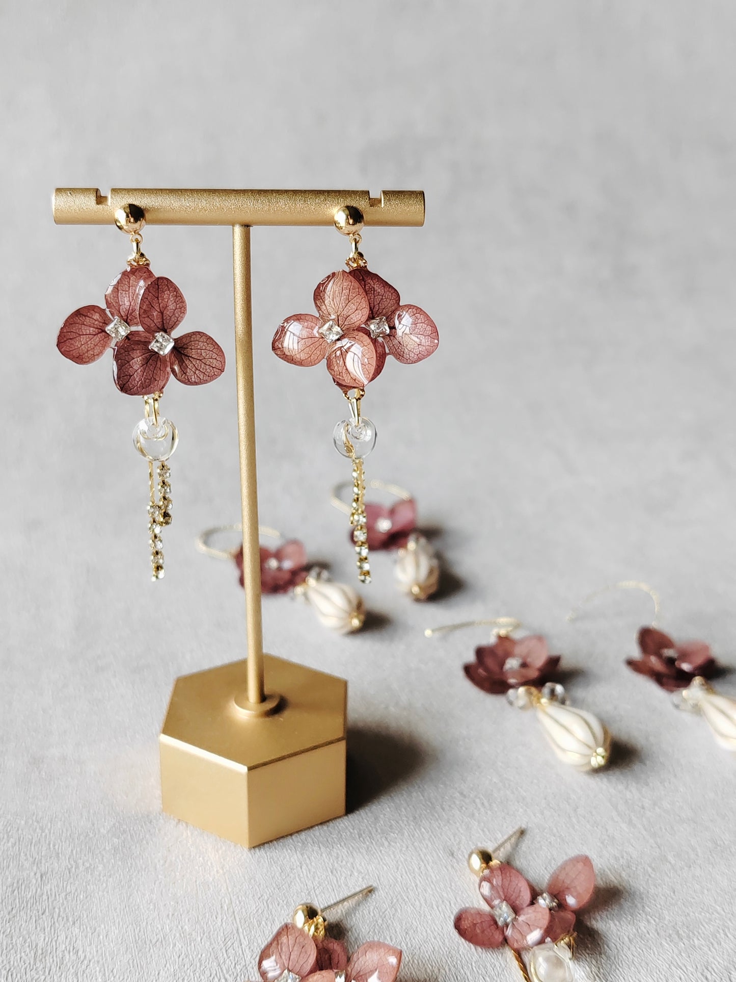 Crystal Tassel Drop Earrings