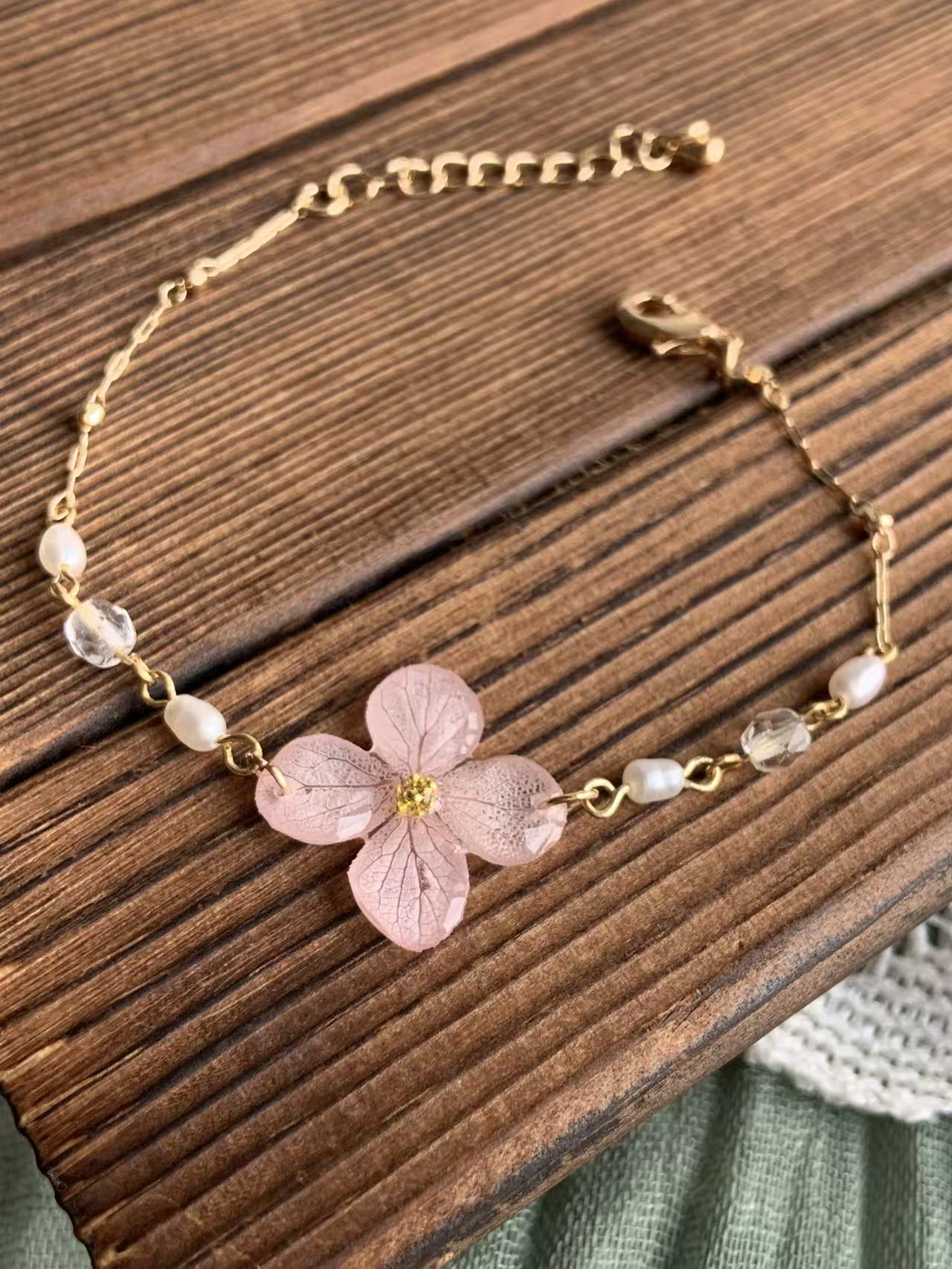 Hydrangea Whisper Bracelet