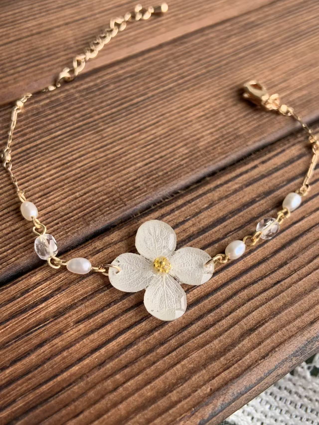 Hydrangea Whisper Bracelet